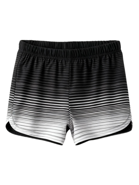 Men's Custom Logo Quick Dry Shorts - Breathable Solid Color Sports Shorts with Drawstring Waist